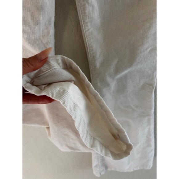 Women's Hollister Beige Corduroy High-Rise Flare Pants Size 0 like new - Picture 5 of 6